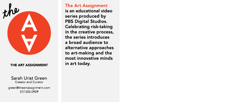 The Art Assignment Business Cards